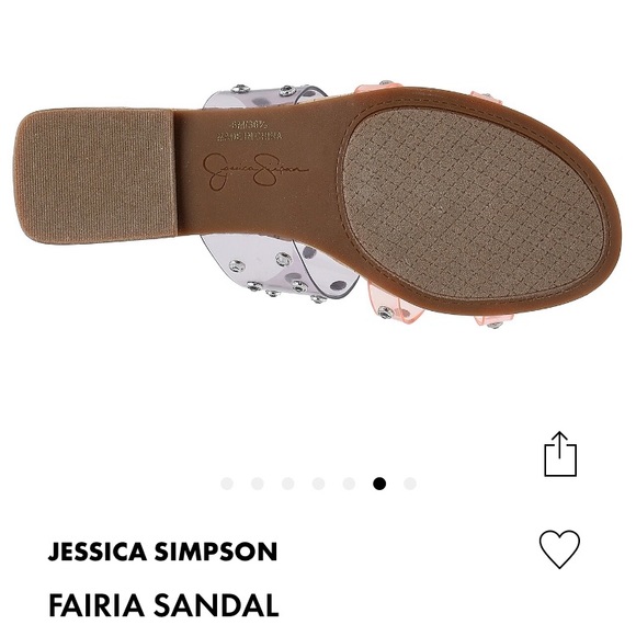 New Jessica Simpson Fairia Sandals multicolor rhinestone size 6.5 - Picture 4 of 7